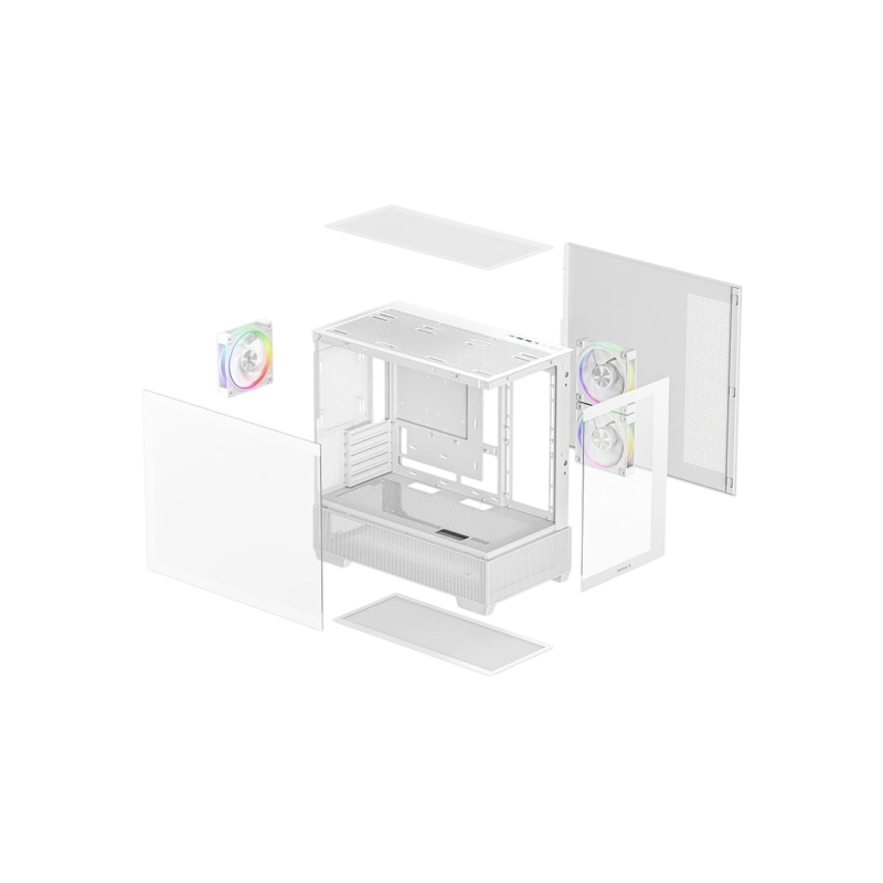 Компьютерный корпус Deepcool CG380 3F WH ARGB White