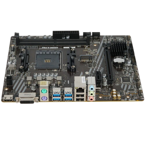 Материнская плата MSI A520M-A PRO x кабель SATA, диск с ПО, документация, задняя планка