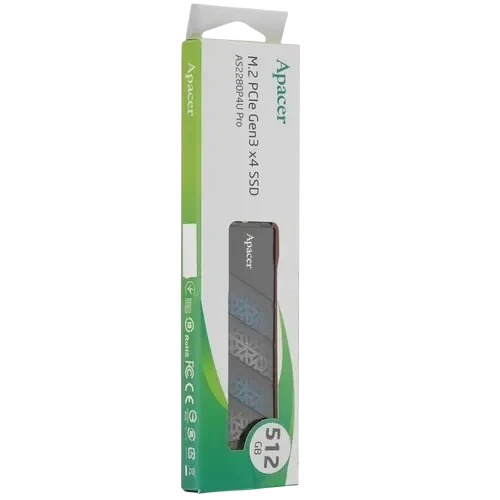 Твердотельный накопитель Apacer 512 Gb AS2280P4U M.2 (AP512GAS2280P4UPRO-1) BOX