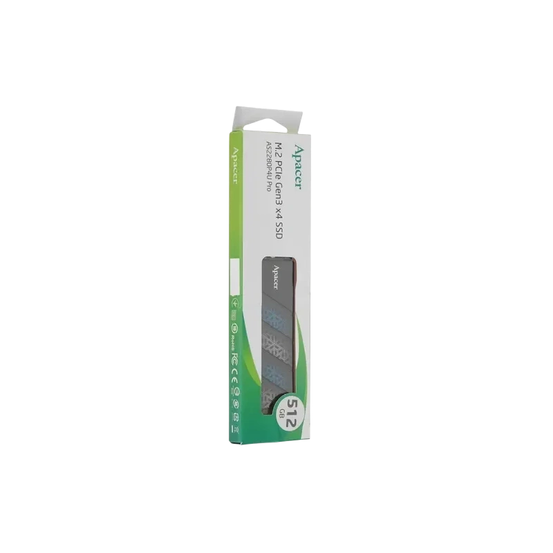Твердотельный накопитель Apacer 512 Gb AS2280P4U M.2 (AP512GAS2280P4UPRO-1) BOX