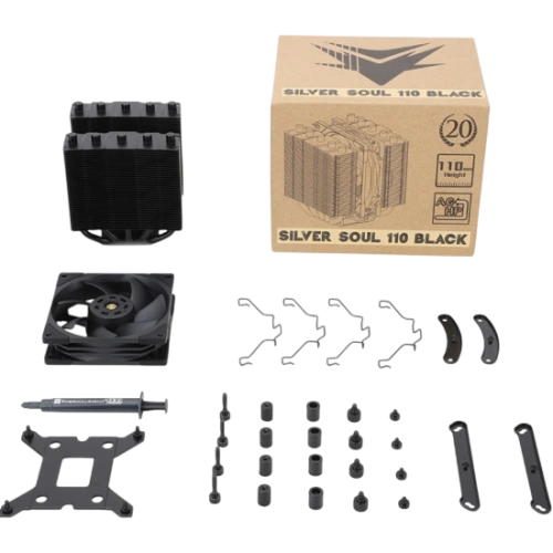 Кулер для процессора Thermalright Silver Soul 110 Black (TRSS110B)