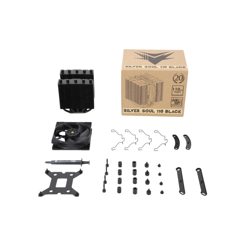 Кулер для процессора Thermalright Silver Soul 110 Black (TRSS110B)