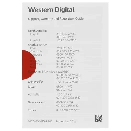 Твердотельный накопитель Western Digital 1000 Gb Red (WDS100T1R0C)