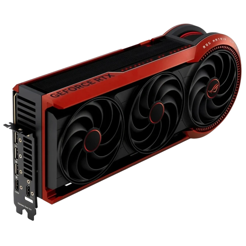 Видеокарта ASUS (ROG-MATRIX-RTX5090-P32G-30TH) GeForce RTX 5090 32GB ROG MATRIX 30TH (90YV0NF2-M0NM00)