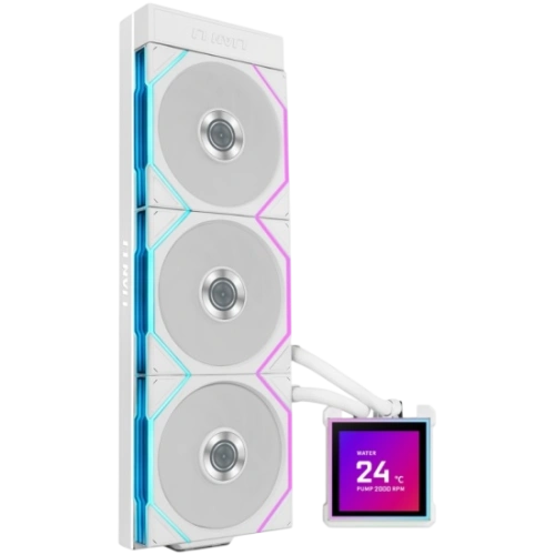 Система жидкостного охлаждения для процессора Lian Li HydroShift II LCD-S 360TL (GHS2LCDS36TW) White (G89.GHS2LCDS36TW.R0)