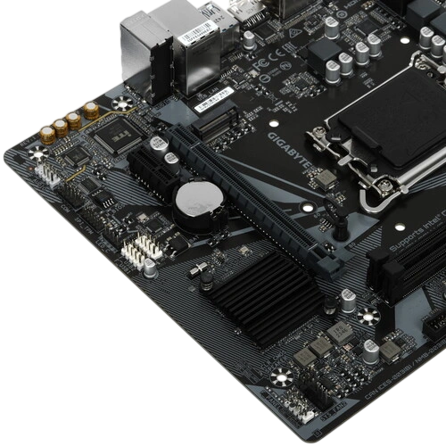 Материнская плата Gigabyte H610M S2H V2 документация, задняя планка