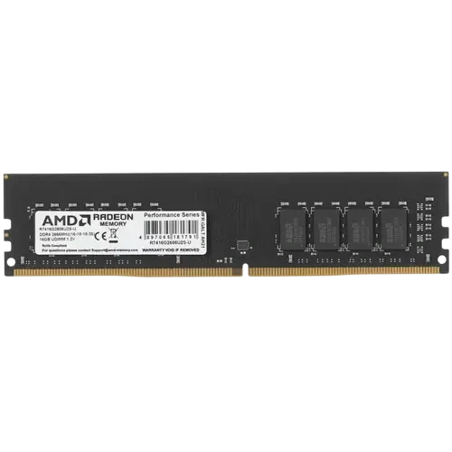 Оперативная память 16 Gb 2666 MHz AMD R7 PERFOMANCE Black (R7416G2606U2S-UO)