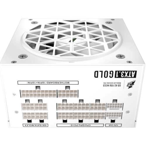 Блок питания 1STPLAYER 1000W NGDP Gold White (HA-1000BA4-WH) 16 Pin (PCIe 5.0 Connector Cable Details) документация, кабельные стяжки, комплект кабелей, комплект крепежа