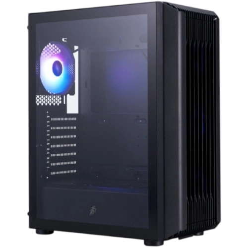 Компьютерный корпус 1STPLAYER BULLET HUNTER H6 ARGB Black (H6-BK-4F7)