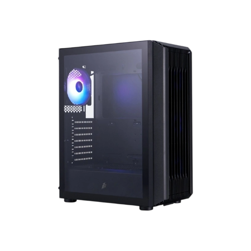 Компьютерный корпус 1STPLAYER BULLET HUNTER H6 ARGB Black (H6-BK-4F7)