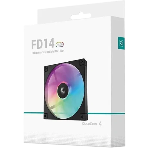 Вентилятор для корпуса Deepcool FD14 ARGB Black BOX