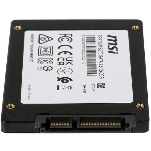 Твердотельный накопитель MSI 240 Gb SPATIUM S270 (S78-440N060-P83) OEM BOX