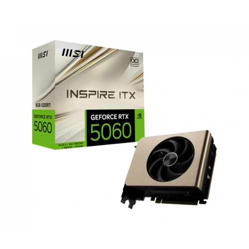 Видеокарта MSI (G5060-8IIC) GeForce RTX 5060 8G INSPIRE ITX OC
