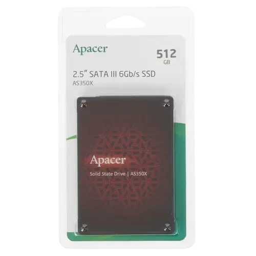 Твердотельный накопитель Apacer 512 Gb AS350X (AP512GAS350XR-1) BOX