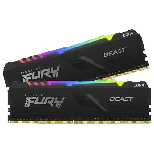 Оперативная память 32 Gb 3200 MHz Kingston FURY Beast RGB XMP Black (KF432C16BB12AK2/32)