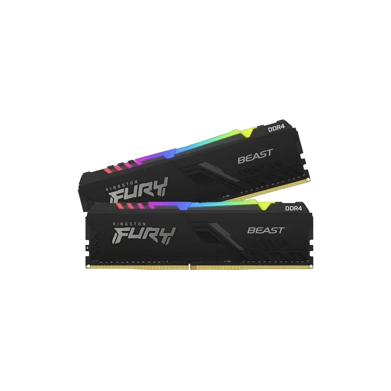 Оперативная память 32 Gb 3200 MHz Kingston FURY Beast RGB XMP Black (KF432C16BB12AK2/32)