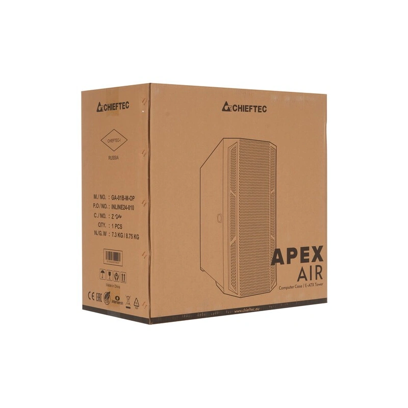 Компьютерный корпус Chieftec APEX AIR TG Black (GA-01B-M-OP) документация