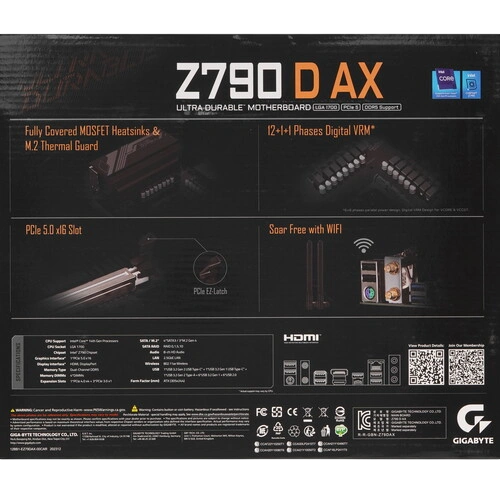 Материнская плата Gigabyte Z790 D AX