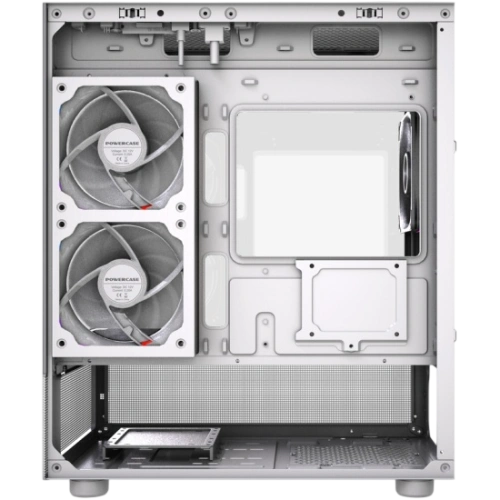 Компьютерный корпус Powercase Vision Micro M2 TG ARGB White (CVMWM2-A3)