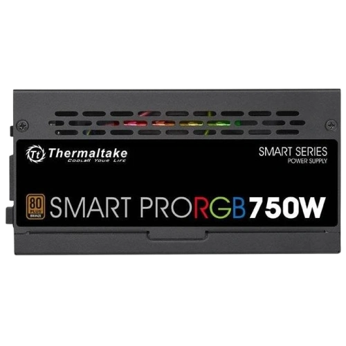 Блок питания Thermaltake 750W SMART PRO RGB (PS-SPR-0750FPCBEU-R) документация, кабельные стяжки, комплект кабелей, комплект крепежа