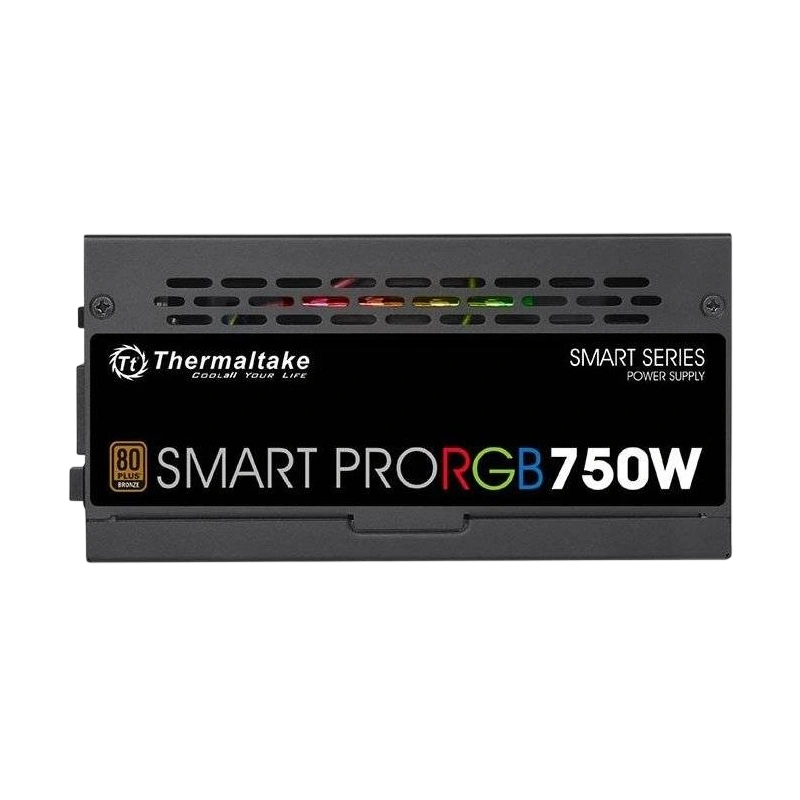 Блок питания Thermaltake 750W SMART PRO RGB (PS-SPR-0750FPCBEU-R) документация, кабельные стяжки, комплект кабелей, комплект крепежа