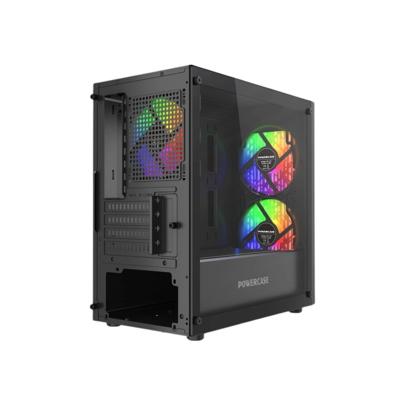 Компьютерный корпус Powercase Mistral Micro D3B ARGB V2 Black (CMMDB-A3-V2)