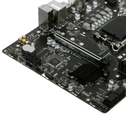 Материнская плата MSI PRO H610M-E DDR4 2 x кабель SATA, документация, задняя планка