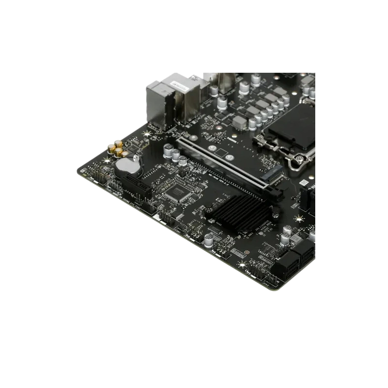 Материнская плата MSI PRO H610M-E DDR4 2 x кабель SATA, документация, задняя планка