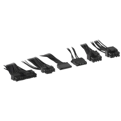 Блок питания PHANTEKS 750W AMP BH Black (PH-P750B_BK01) 16 Pin (PCIe 5.0 Connector Cable Details) документация, комплект крепежа