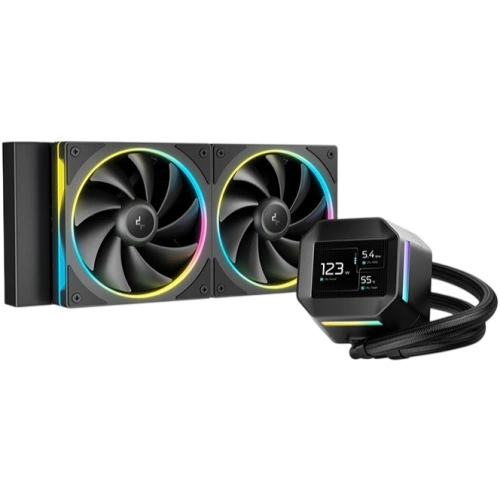 Система жидкостного охлаждения для процессора Deepcool LM240 ARGB Black