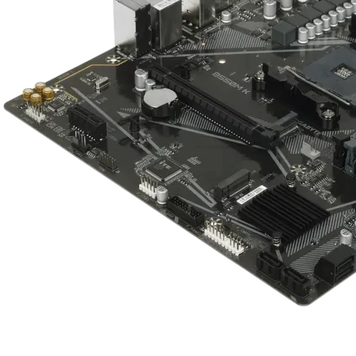 Материнская плата Gigabyte B550M K документация, задняя планка, кабель SATA