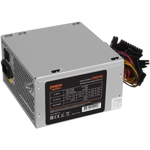 Блок питания ExeGate 350W UNS350 (ES261566RUS-PC)