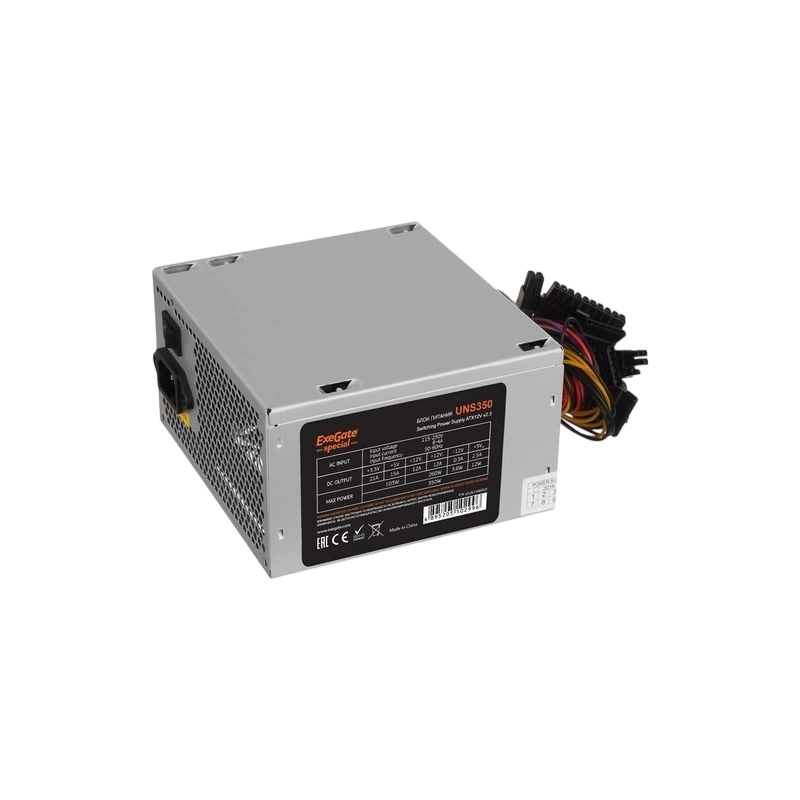 Блок питания ExeGate 350W UNS350 (ES261566RUS-PC)