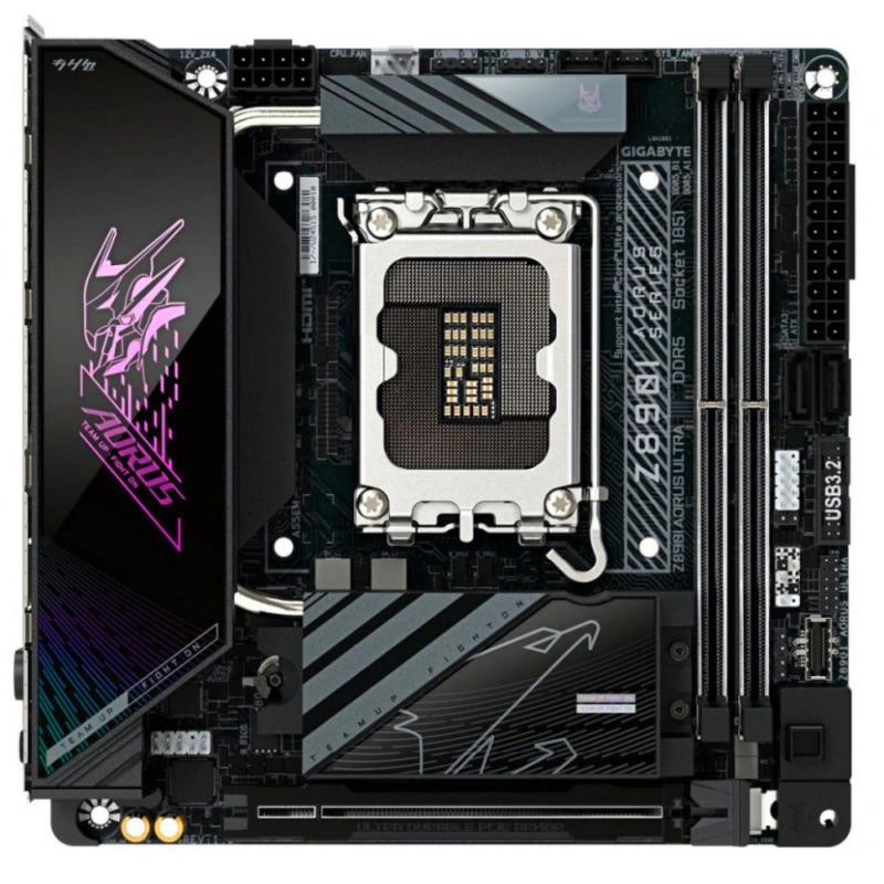 Материнская плата Gigabyte Z890I AORUS ULTRA антенна Wi-Fi, документация