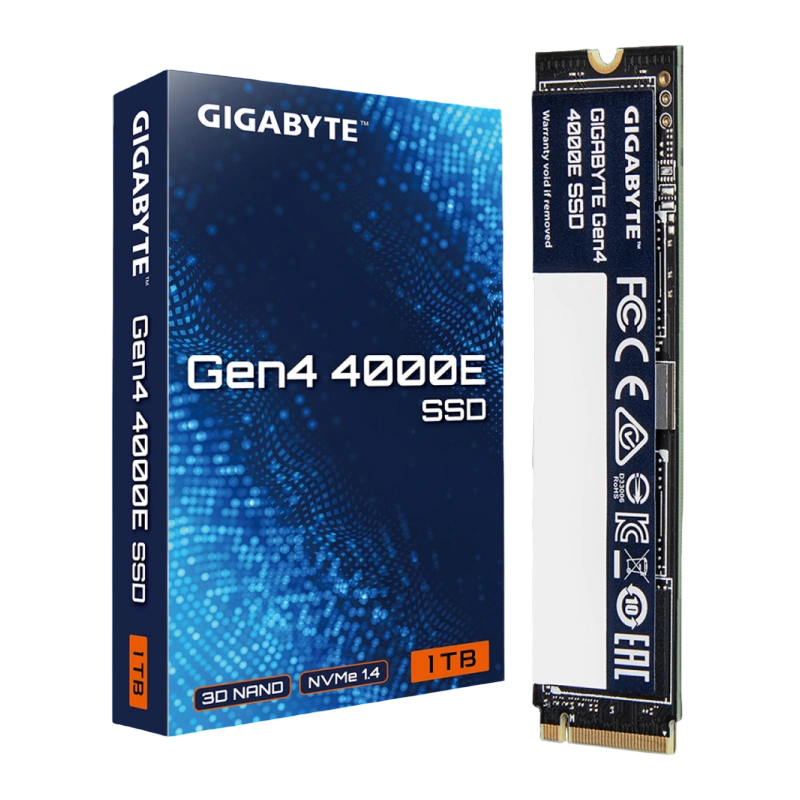 Твердотельный накопитель Gigabyte 1000 Gb Gen4 4000E (G440E1TB) BOX
