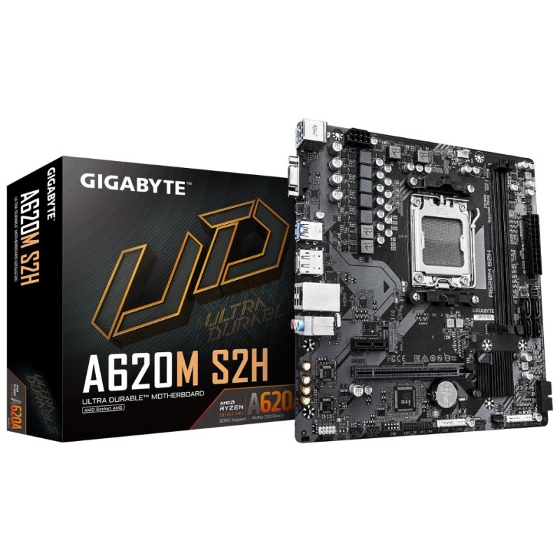 Материнская плата Gigabyte A620M S2H 2.0