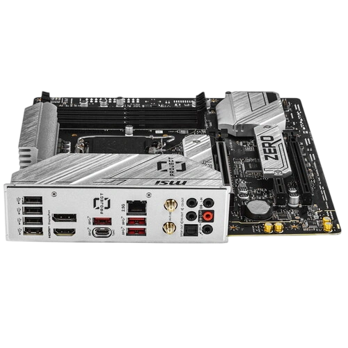 Материнская плата MSI B760M PROJECT ZERO антенна Wi-Fi, документация, кабель SATA, крепеж для разъема M.2