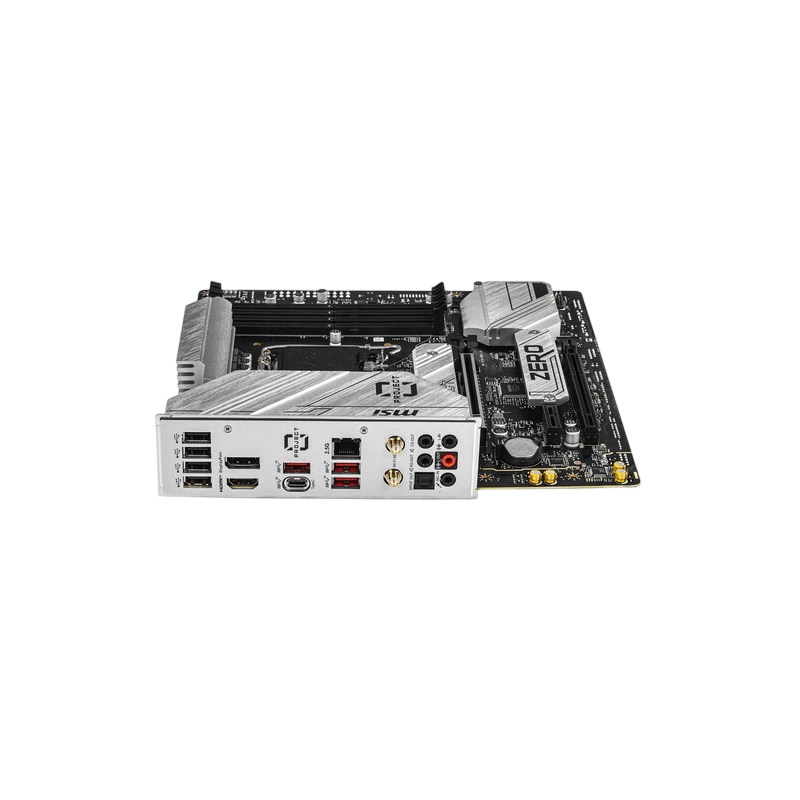 Материнская плата MSI B760M PROJECT ZERO антенна Wi-Fi, документация, кабель SATA, крепеж для разъема M.2