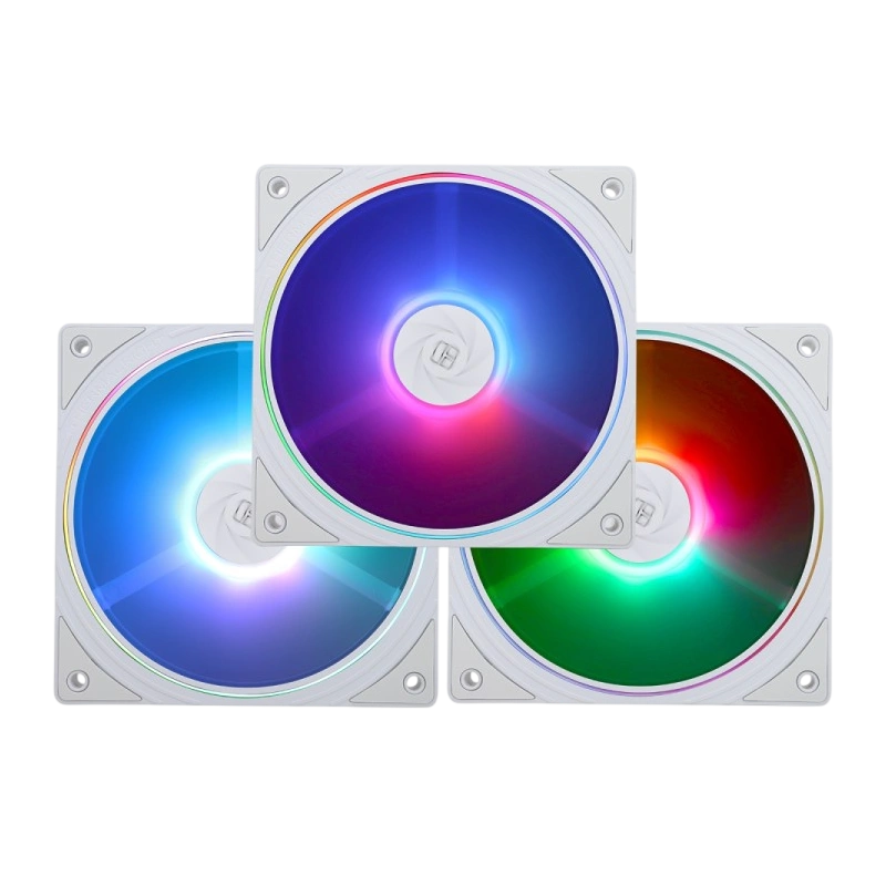 Комплект вентиляторов для корпуса Thermalright TL-S12W-S ARGB White (TRTLS12WS.3P) крепежа