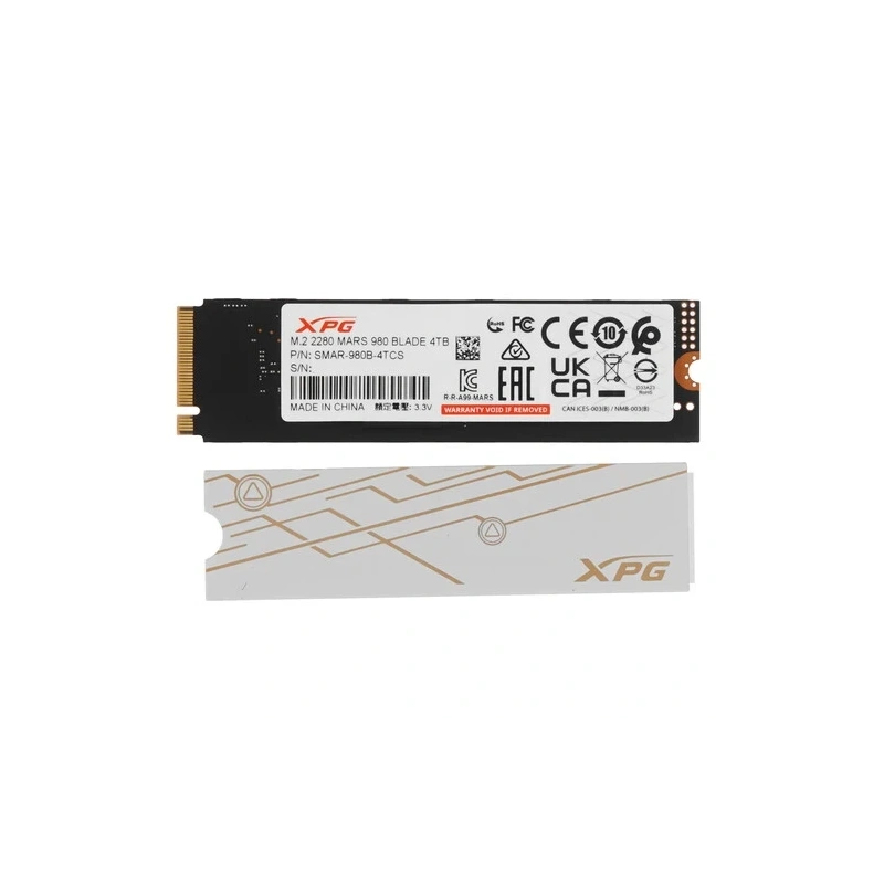 Твердотельный накопитель ADATA XPG 4000 Gb MARS 980 BLADE (SMAR-980B-4TCS) BOX