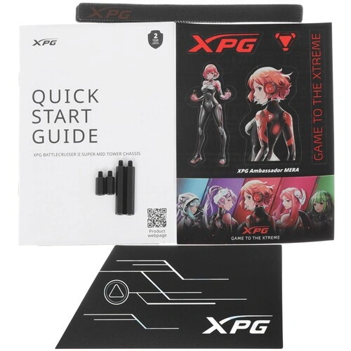 Компьютерный корпус ADATA XPG BATTLECRUISER II ST RGB Black (BATTLECRUISERIIST-BKCWW)