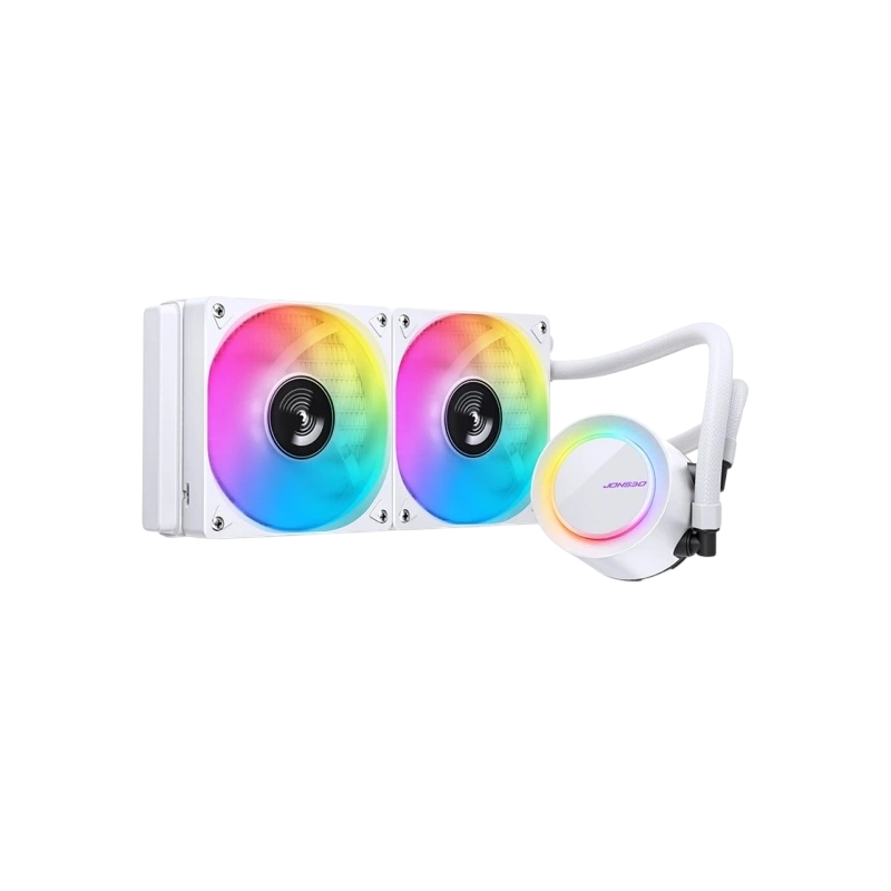 Система жидкостного охлаждения для процессора JONSBO TG-240 ARGB White PWM