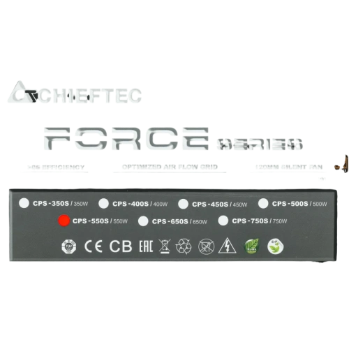 Блок питания Chieftec 550W FORCE (CPS-550S) документация