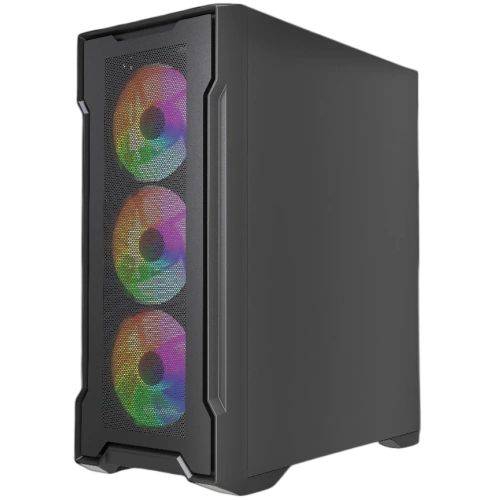 Компьютерный корпус Powercase Mistral X4B FRGB TG Black (CMXB-L4)
