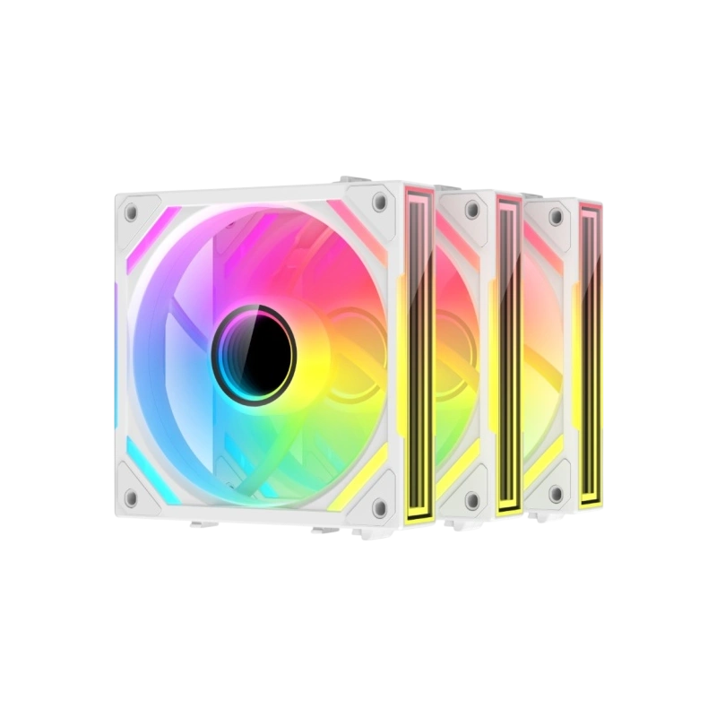 Комплект вентиляторов для корпуса XASTRA FS120W ARGB White (FS120-3WA-SXX-GL)