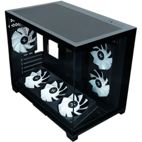 Компьютерный корпус XASTRA QW500M 6ARGB-FC-C6-UC Black (QW500M-1FA36A-1FA24A-1FC1)
