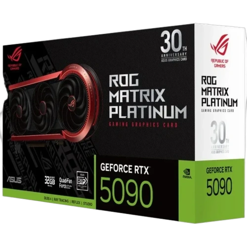 Видеокарта ASUS (ROG-MATRIX-RTX5090-P32G-30TH) GeForce RTX 5090 32GB ROG MATRIX 30TH (90YV0NF2-M0NM00)