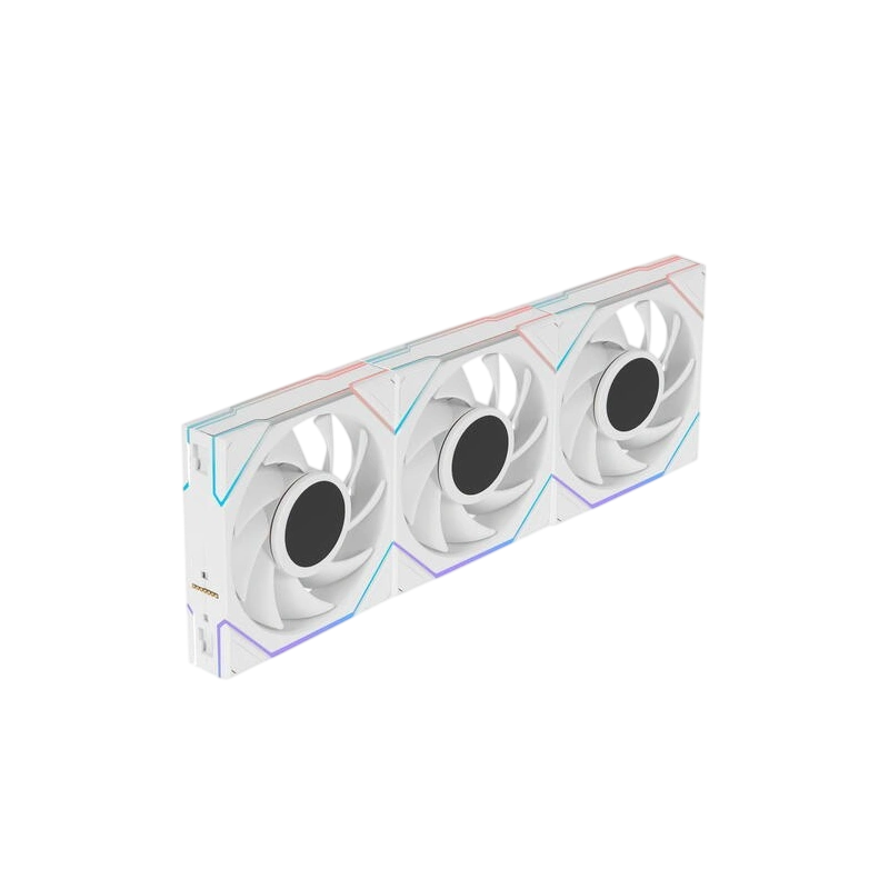 Комплект вентиляторов для корпуса Lian Li UNI FAN TL LCD 120 ARGB White (G99.12TLLCD3W.R0) кабель контроллера 7 pin, комплект крепежа