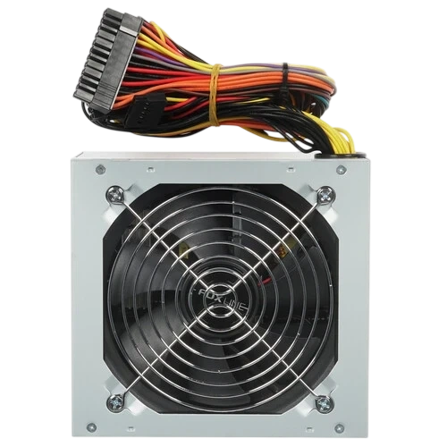 Блок питания Foxline 500W Gray (FL550S) документация, комплект крепежа