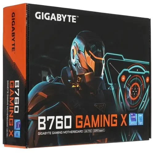 Материнская плата Gigabyte B760 GAMING X 2 x кабель SATA, документация